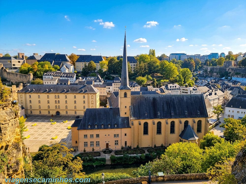 Luxemburgo - Igreja de São João no Grund e Abadia de Neimënster