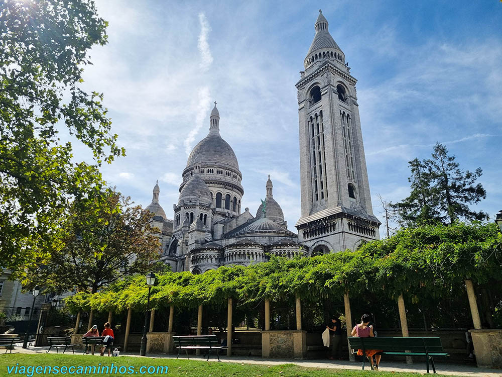 Parc Marcel Bleustein e Basílica de Sacré-Cœur - Paris