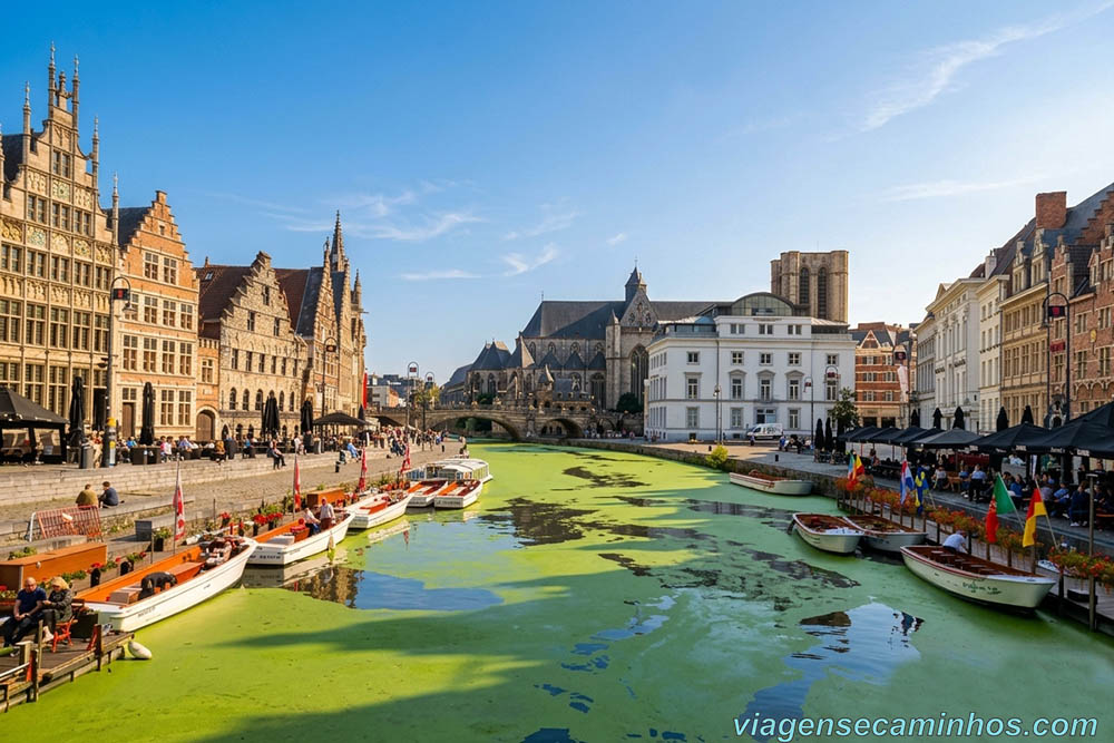 Rio Leie - Gante, Bélgica