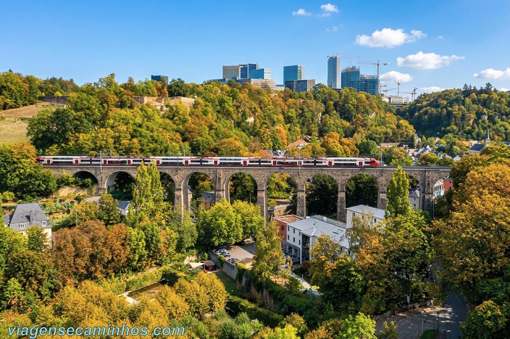 Trem em Luxemburgo