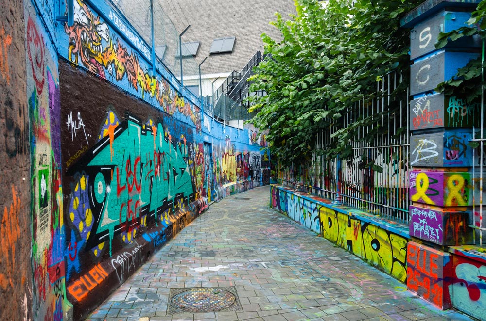 Werregarenstraat - Rua dos Grafites - Gante